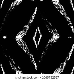Black and white grunge stripe line vector background. Abstract halftone illustration background. Grunge grid background pattern
