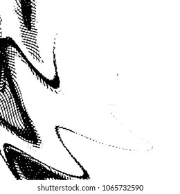 Black and white grunge stripe line vector background. Abstract halftone illustration background. Grunge grid background pattern
