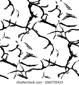 Black and white grunge stripe line vector background. Abstract halftone illustration background. Grunge grid background pattern
