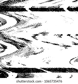 Black and white grunge stripe line vector background. Abstract halftone illustration background. Grunge grid background pattern
