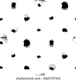 Black and white grunge stripe line vector background. Abstract halftone illustration background. Grunge grid background pattern
