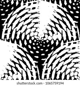 Black and white grunge stripe line vector background. Abstract halftone illustration background. Grunge grid background pattern
