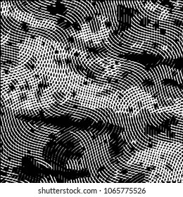 Black and white grunge stripe line vector background. Abstract halftone illustration background. Grunge grid background pattern
