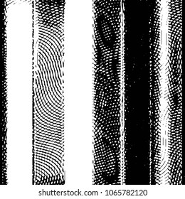 Black and white grunge stripe line vector background. Abstract halftone illustration background. Grunge grid background pattern
