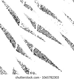 Black and white grunge stripe line vector background. Abstract halftone illustration background. Grunge grid background pattern
