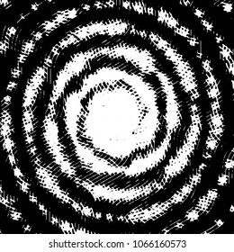 Black and white grunge stripe line vector background. Abstract halftone illustration background. Grunge grid background pattern
