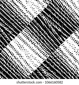 Black and white grunge stripe line vector background. Abstract halftone illustration background. Grunge grid background pattern
