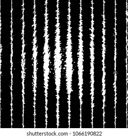 Black and white grunge stripe line vector background. Abstract halftone illustration background. Grunge grid background pattern
