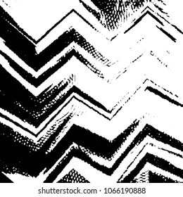 Black and white grunge stripe line vector background. Abstract halftone illustration background. Grunge grid background pattern
