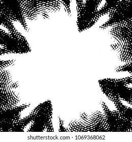 Black and white grunge stripe line vector background. Abstract halftone illustration background. Grunge grid background pattern
