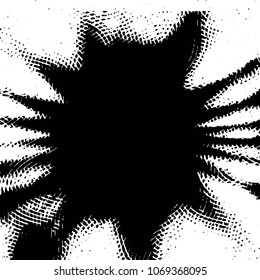 Black and white grunge stripe line vector background. Abstract halftone illustration background. Grunge grid background pattern
