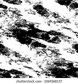 Black and white grunge stripe line vector background. Abstract halftone illustration background. Grunge grid background pattern
