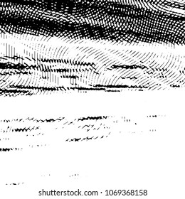 Black and white grunge stripe line vector background. Abstract halftone illustration background. Grunge grid background pattern
