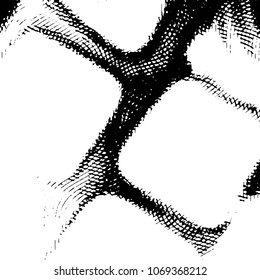 Black and white grunge stripe line vector background. Abstract halftone illustration background. Grunge grid background pattern
