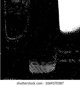 Black and white grunge stripe line vector background. Abstract halftone illustration background. Grunge grid background pattern
