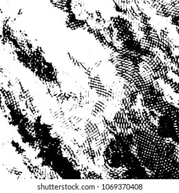 Black and white grunge stripe line vector background. Abstract halftone illustration background. Grunge grid background pattern
