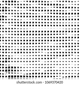 Black and white grunge stripe line vector background. Abstract halftone illustration background. Grunge grid background pattern
