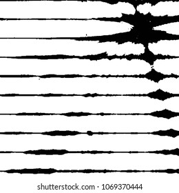 Black and white grunge stripe line vector background. Abstract halftone illustration background. Grunge grid background pattern
