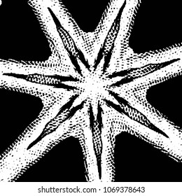 Black and white grunge stripe line vector background. Abstract halftone illustration background. Grunge grid background pattern
