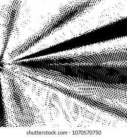 Black and white grunge stripe line vector background. Abstract halftone illustration background. Grunge grid background pattern
