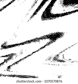Black and white grunge stripe line vector background. Abstract halftone illustration background. Grunge grid background pattern
