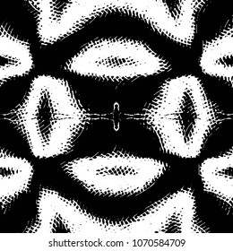 Black and white grunge stripe line vector background. Abstract halftone illustration background. Grunge grid background pattern
