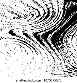 Black and white grunge stripe line vector background. Abstract halftone illustration background. Grunge grid background pattern
