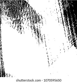 Black and white grunge stripe line vector background. Abstract halftone illustration background. Grunge grid background pattern
