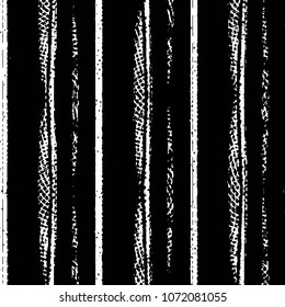 Black and white grunge stripe line vector background. Abstract halftone illustration background. Grunge grid background pattern
