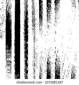 Black and white grunge stripe line vector background. Abstract halftone illustration background. Grunge grid background pattern
