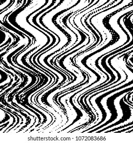 Black and white grunge stripe line vector background. Abstract halftone illustration background. Grunge grid background pattern
