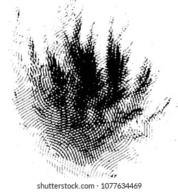 Black and white grunge stripe line vector background. Abstract halftone illustration background. Grunge grid background pattern
