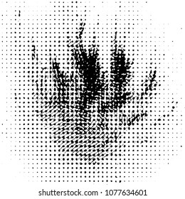 Black and white grunge stripe line vector background. Abstract halftone illustration background. Grunge grid background pattern
