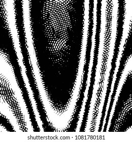Black and white grunge stripe line vector background. Abstract halftone illustration background. Grunge grid background pattern
