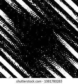 Black and white grunge stripe line vector background. Abstract halftone illustration background. Grunge grid background pattern
