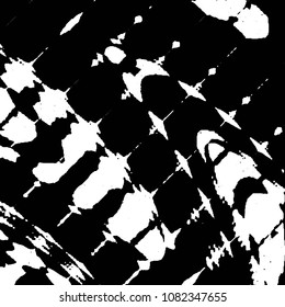 Black and white grunge stripe line vector background. Abstract halftone illustration background. Grunge grid background pattern
