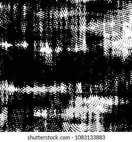Black and white grunge stripe line vector background. Abstract halftone illustration background. Grunge grid background pattern
