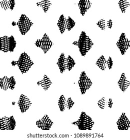 Black and white grunge stripe line vector background. Abstract halftone illustration background. Grunge grid background pattern
