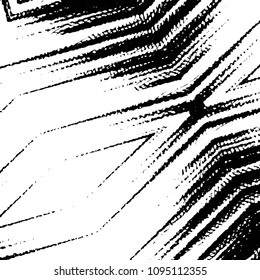 Black and white grunge stripe line vector background. Abstract halftone illustration background. Grunge grid background pattern
