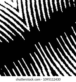 Black and white grunge stripe line vector background. Abstract halftone illustration background. Grunge grid background pattern
