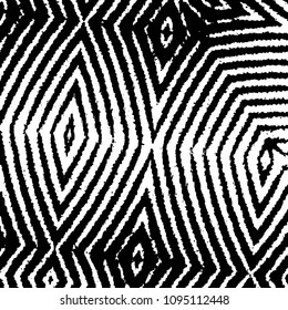 Black and white grunge stripe line vector background. Abstract halftone illustration background. Grunge grid background pattern
