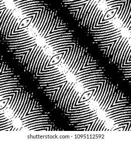 Black and white grunge stripe line vector background. Abstract halftone illustration background. Grunge grid background pattern
