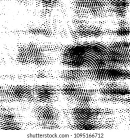 Black and white grunge stripe line vector background. Abstract halftone illustration background. Grunge grid background pattern
