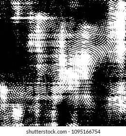 Black and white grunge stripe line vector background. Abstract halftone illustration background. Grunge grid background pattern
