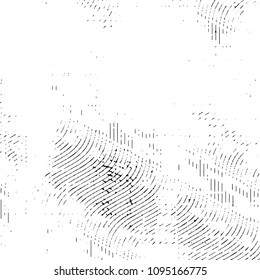 Black and white grunge stripe line vector background. Abstract halftone illustration background. Grunge grid background pattern
