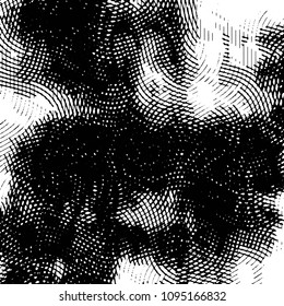 Black and white grunge stripe line vector background. Abstract halftone illustration background. Grunge grid background pattern
