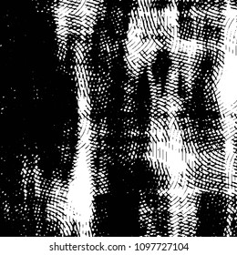 Black and white grunge stripe line vector background. Abstract halftone illustration background. Grunge grid background pattern
