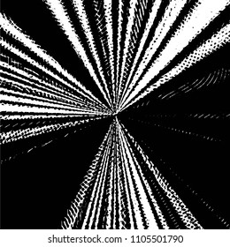 Black and white grunge stripe line vector background. Abstract halftone illustration background. Grunge grid background pattern
