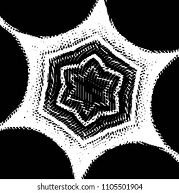 Black and white grunge stripe line vector background. Abstract halftone illustration background. Grunge grid background pattern
