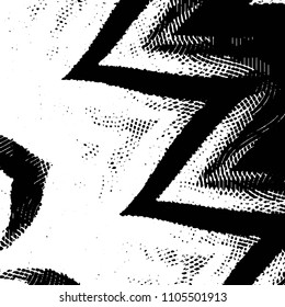 Black and white grunge stripe line vector background. Abstract halftone illustration background. Grunge grid background pattern
